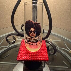 Stylish Glass with Artistic Design